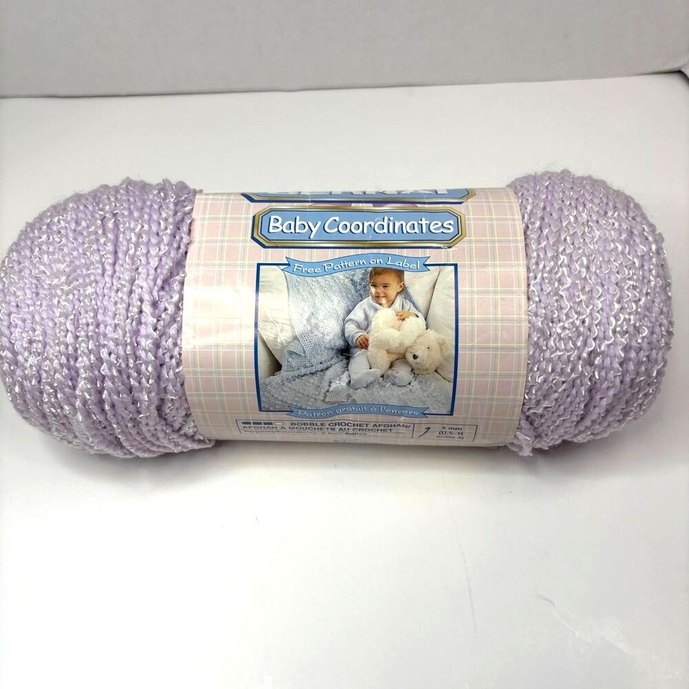Bernat Baby Coordinates Yarn Soft Mauve Purple 431 yd/160 g/5.6 oz Sports Weight